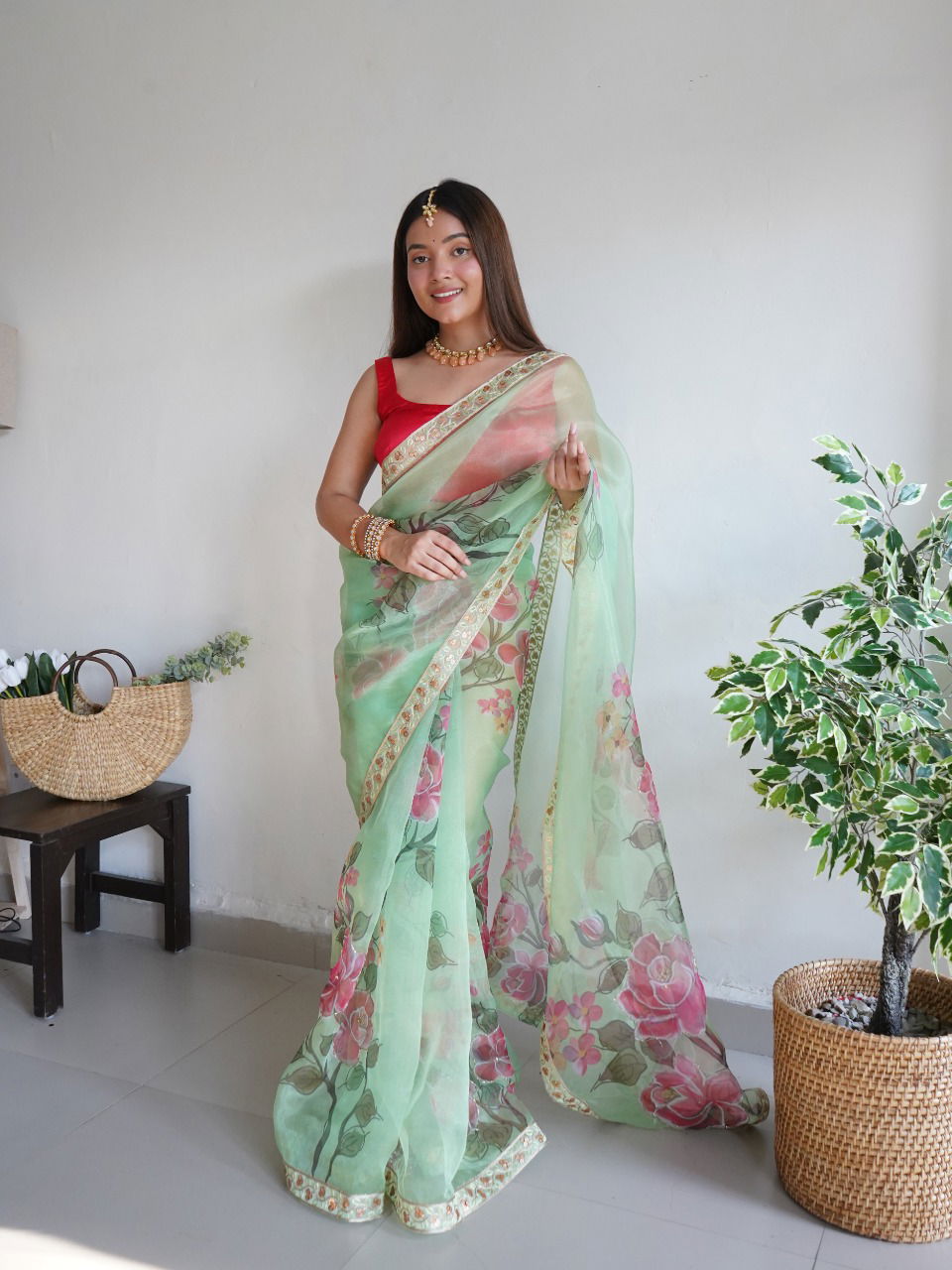 Nilam 01 Fancy Organza Wholesale Party Wear Sarees Catalog
